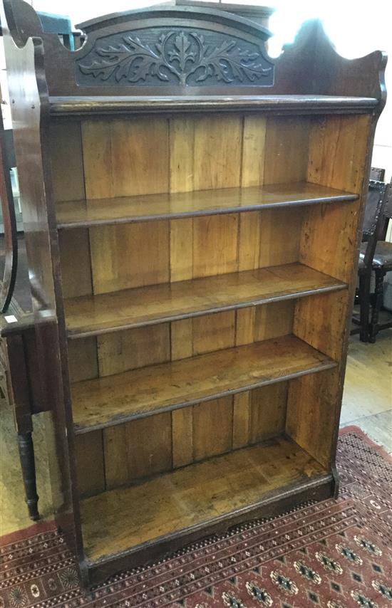 Open bookcase with 3 shelves